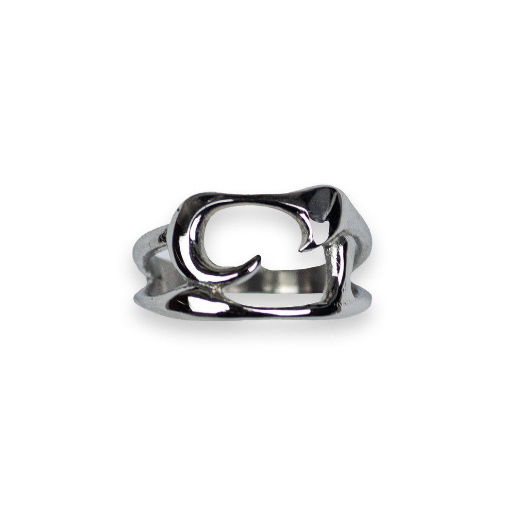 CENTERED SOUL RING as a front view on a white background